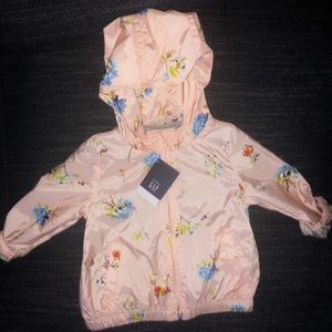Floral Windbreaker Jacket (toddler girls)